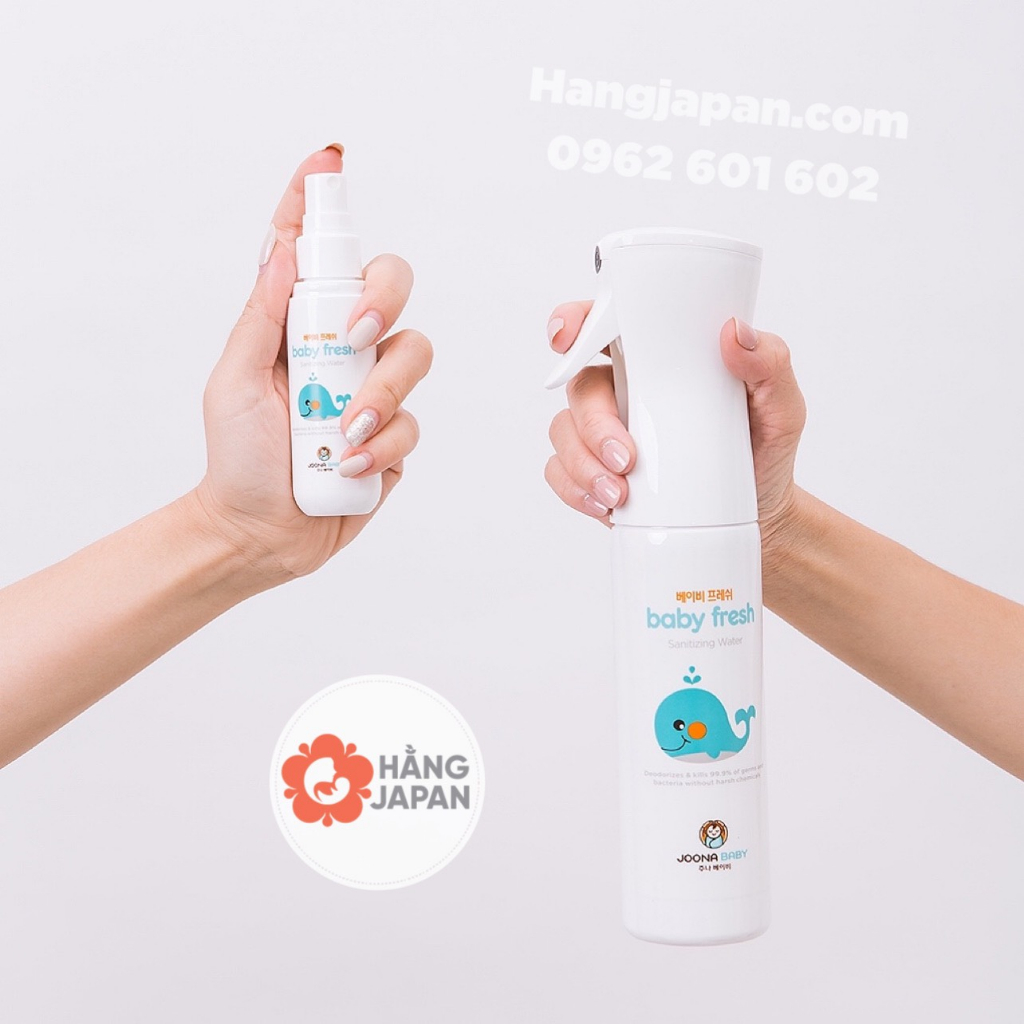 Chai xịt rửa tay diệt khuẩn Baby Fresh cho bé và gia đình