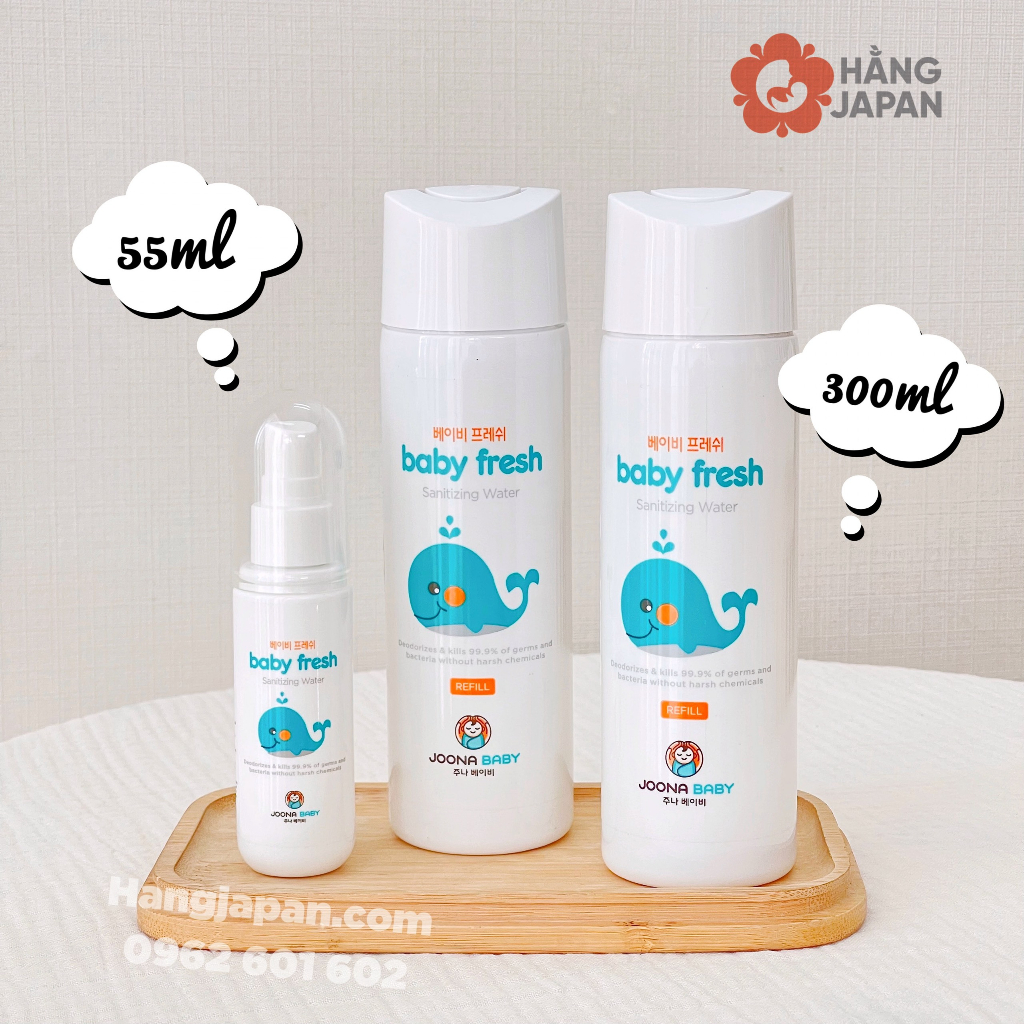 Chai xịt rửa tay diệt khuẩn Baby Fresh cho bé và gia đình