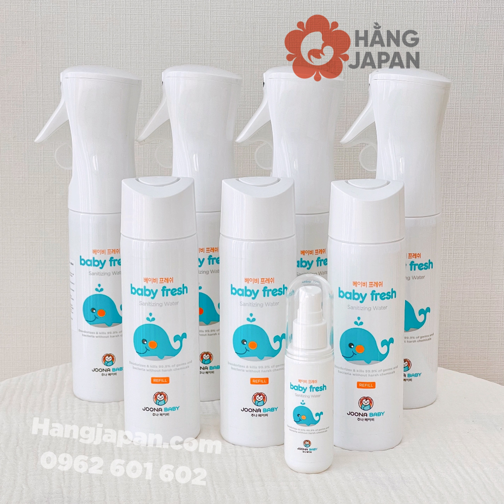Chai xịt rửa tay diệt khuẩn Baby Fresh cho bé và gia đình
