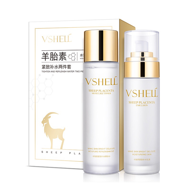 Bộ đôi sữa dưỡng da và Toner nuôi dưỡng da san chắc làm đều màu da giảm nám