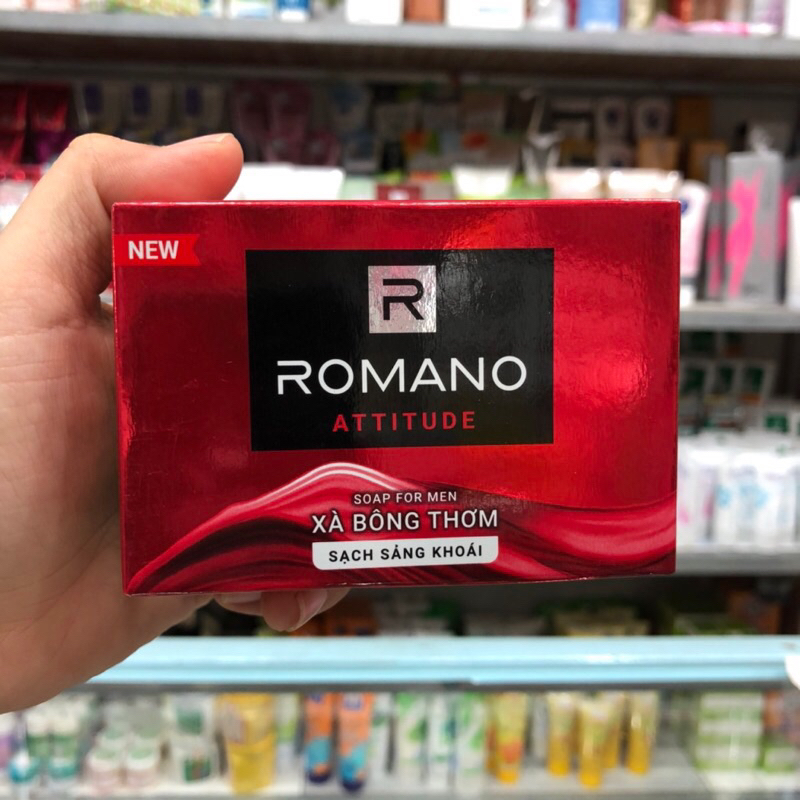 Xà Bông Cục Romano 90g Hương Thơm Nam Tính Lịch Lãm