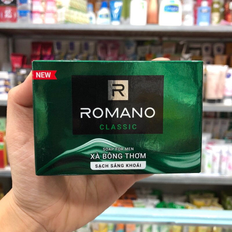 Xà Bông Cục Romano 90g Hương Thơm Nam Tính Lịch Lãm