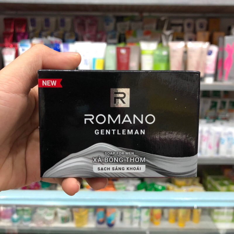 Xà Bông Cục Romano 90g Hương Thơm Nam Tính Lịch Lãm