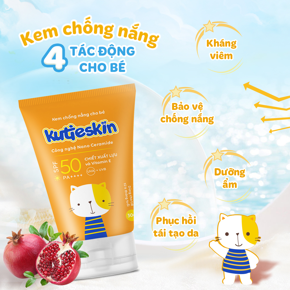 Kem chống nắng cho bé Kutieskin 30g