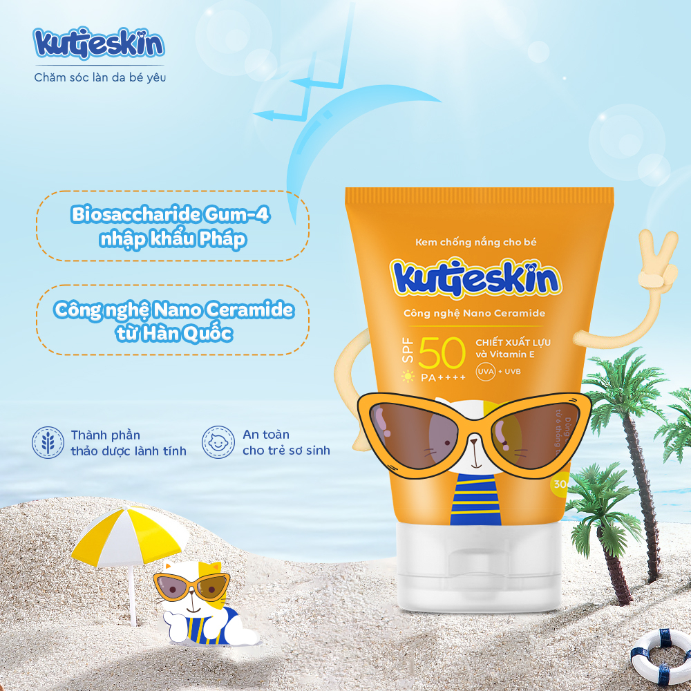 Kem chống nắng cho bé Kutieskin 30g