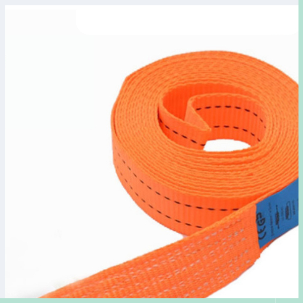 Dây chằng hàng tăng đơ GOGINDSHOP bản 25mm tải 800kg móc J - Chất liệu dây 100% polyester, màu cam dài 3M