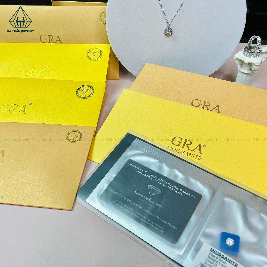 Đá nhân tạo Moissanite trắng 57 giác cắt MW57