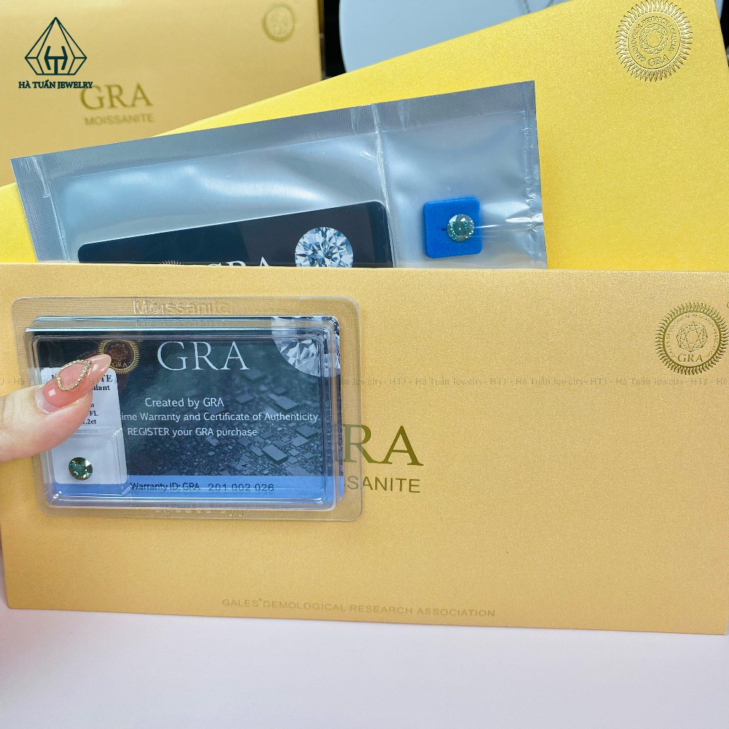 Đá nhân tạo Moissanite xanh lá 161 giác cắt MG161