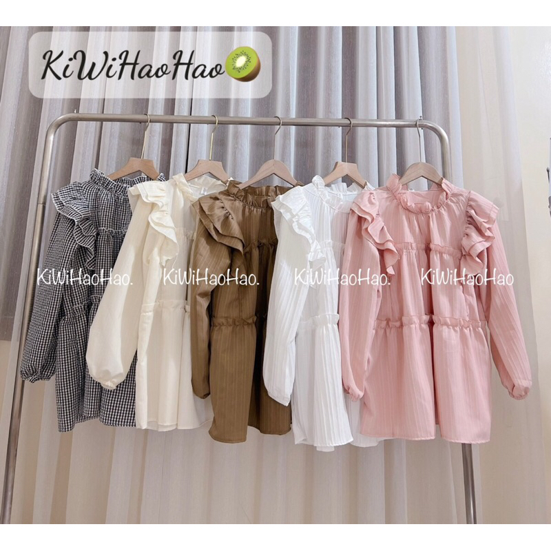 Áo bầu thu đông,dáng baybidon chất gân thô