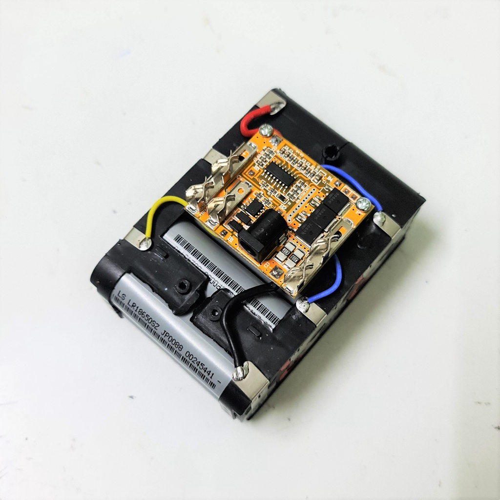 Pin makita 5S 21V cell Lishen Xám 2500mAh Đóng sẵn + Mạch bảo vệ 65A