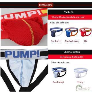 Quần Lót Dây Nam Nâng Mông Pump! - Jockstrap Pump Thời Trang (Che Tên Khi Giao Hàng)
