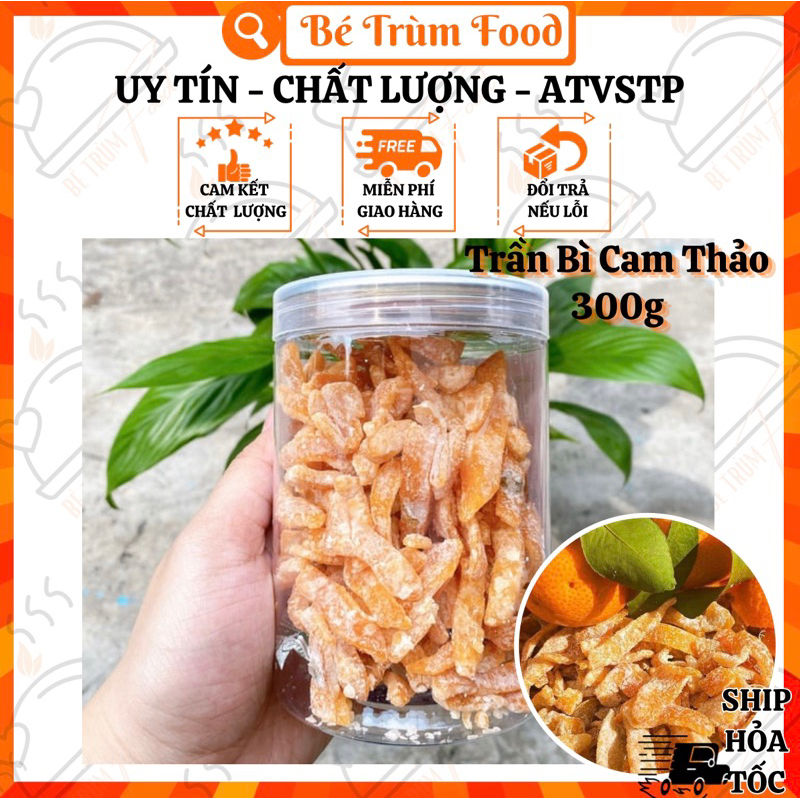 Mứt Ô Mai Trần Bì Cam Thảo 300g 𝐅𝐫𝐞𝐞𝐒𝐡𝐢𝐩 (Hình Thật 100%) Bé Trùm Food