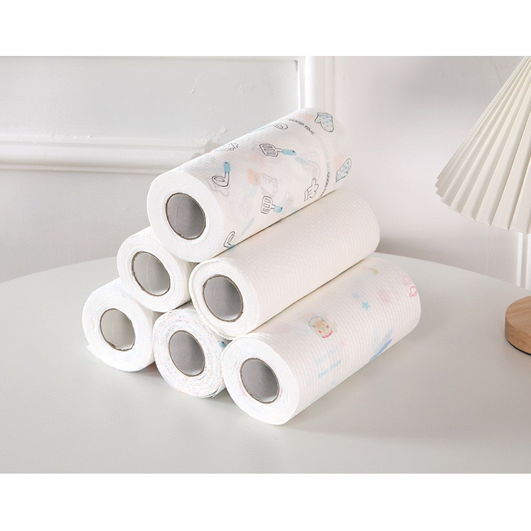 Cuộn khăn mặt suziko lau nhà bếp chén đĩa K16