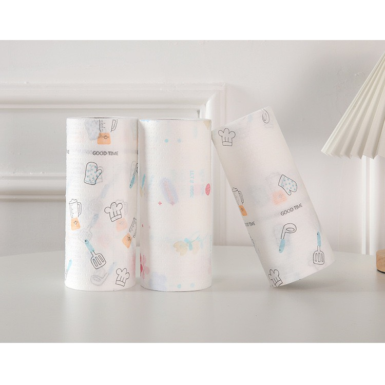 Cuộn khăn mặt suziko lau nhà bếp chén đĩa K16