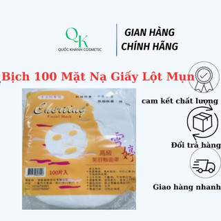 Bịch 100 Mặt Nạ Giấy Lột Mụn