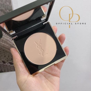 Phấn phủ Nén YSL Encre de Peau All Hours Setting Powder Poudre Cho Lớp Nền Op lipstick