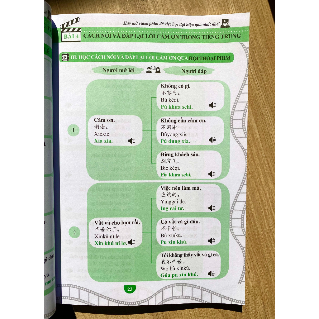 Combo Sách tự học tiếng Trung qua phim Trung Quốc
