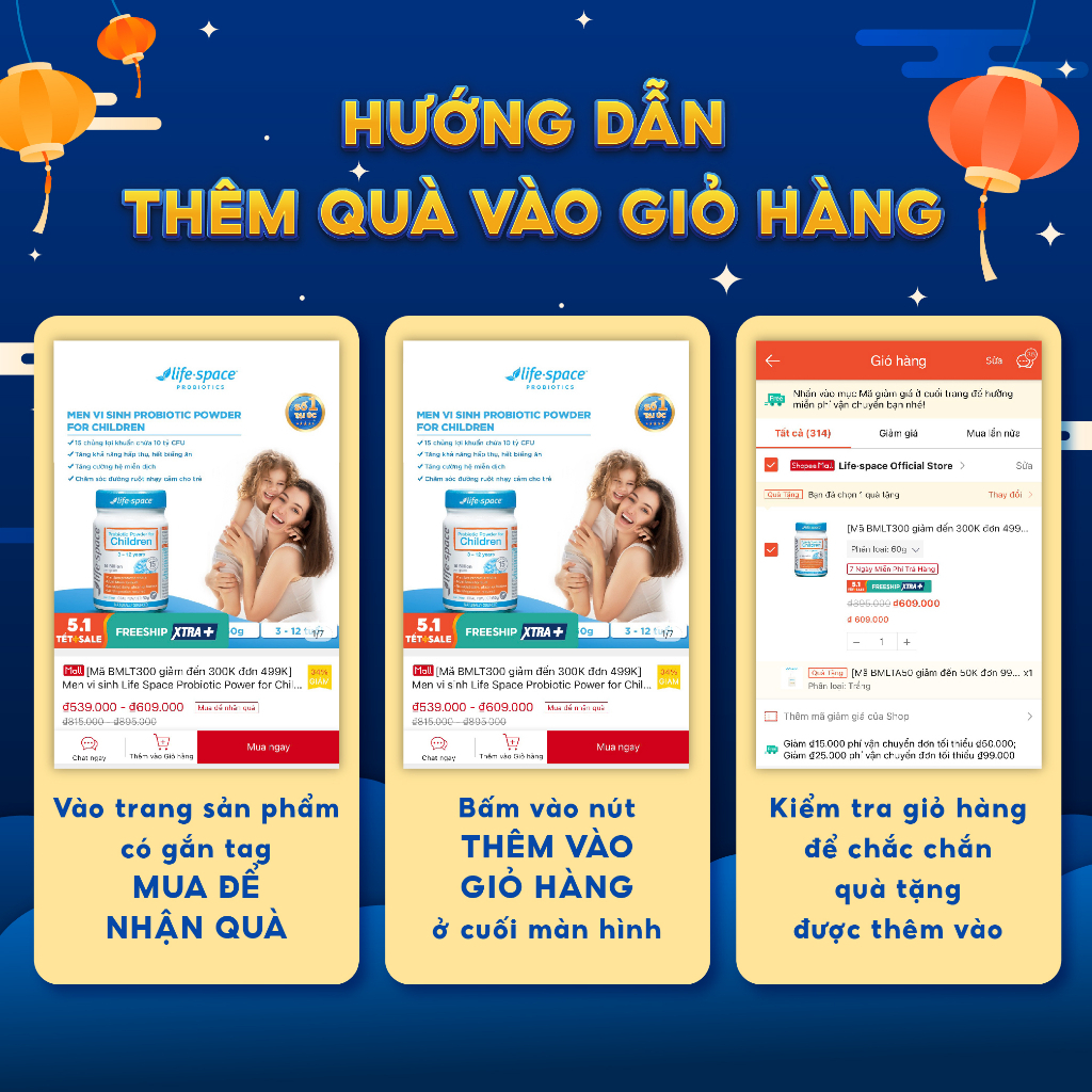 [HÀNG TẶNG KHÔNG BÁN] - Men vi sinh Life Space IBS Support cải thiện hội chứng ruột kích thích cho người lớn lọ 30 viên