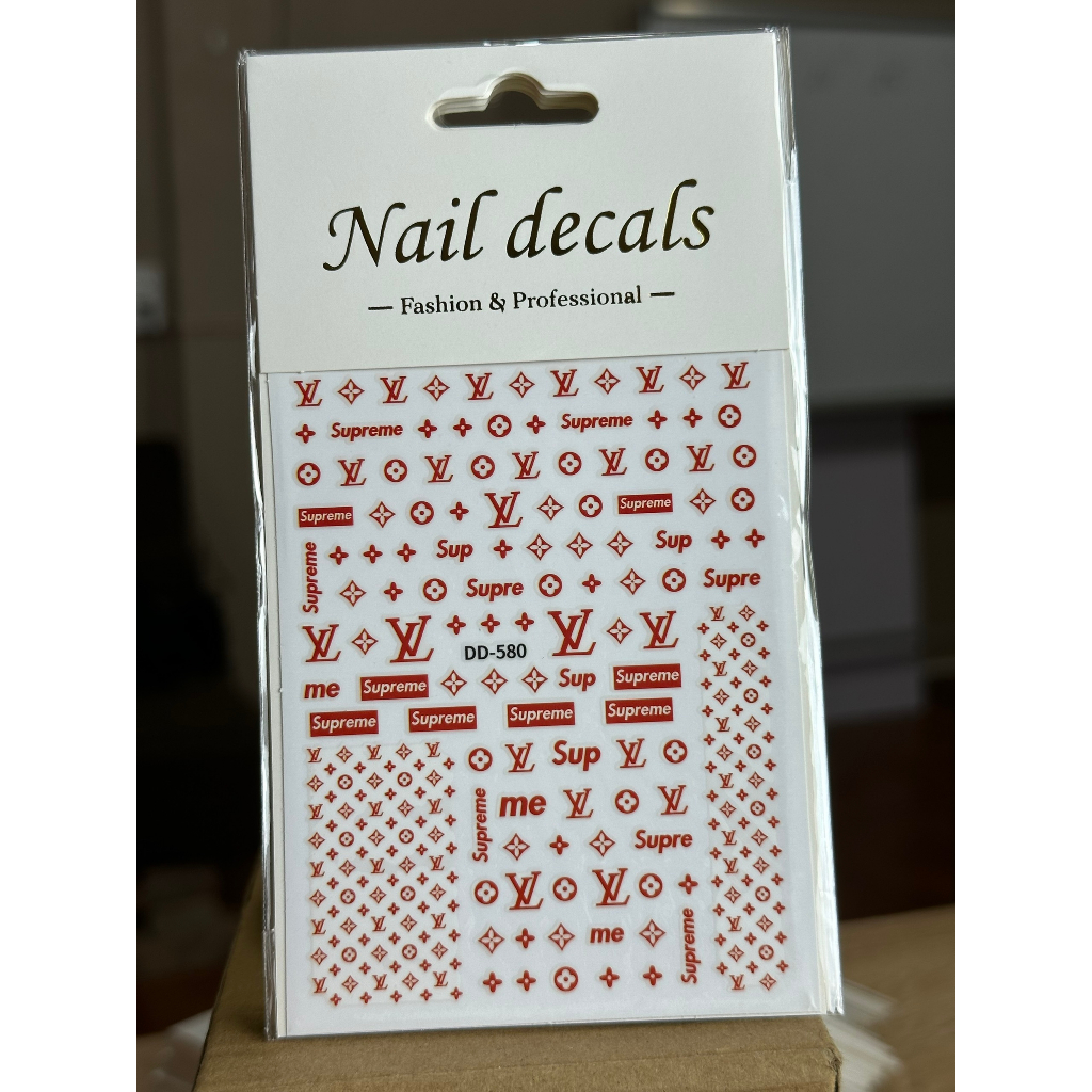 Miếng dán móng tay 3D nail sticker chủ đề họa tiết