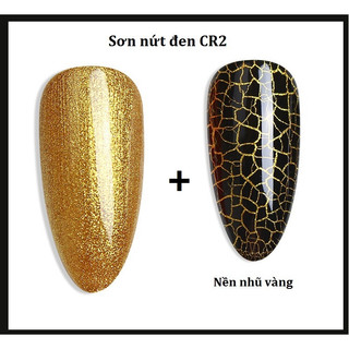 Sơn Gel Nứt Đen AS - Cần Máy Hơ GEL