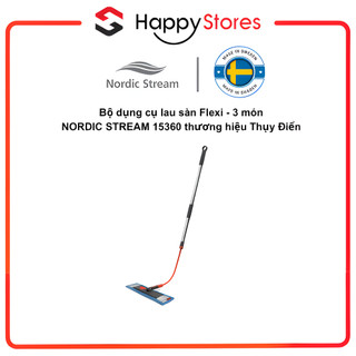 Bộ dụng cụ lau sàn Flexi - 3 món NORDIC STREAM 15360 thương hiệu từ Thụy Điển