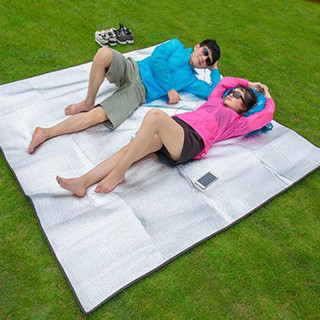 Chiếu ngủ văn phòng buổi trưa, Tấm thảm trải lót bạc gấp gọn cách nhiệt đơn đôi loại lớn 2242 150x200cm