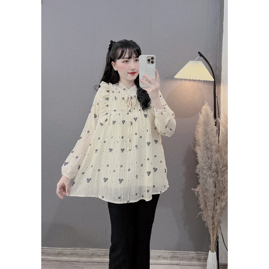 Áo bầu siêu hot, freesize từ 43-68kg☘️ áo bà bầu cao cấp chất đũi siêu mát siêu mềm ko nhăn