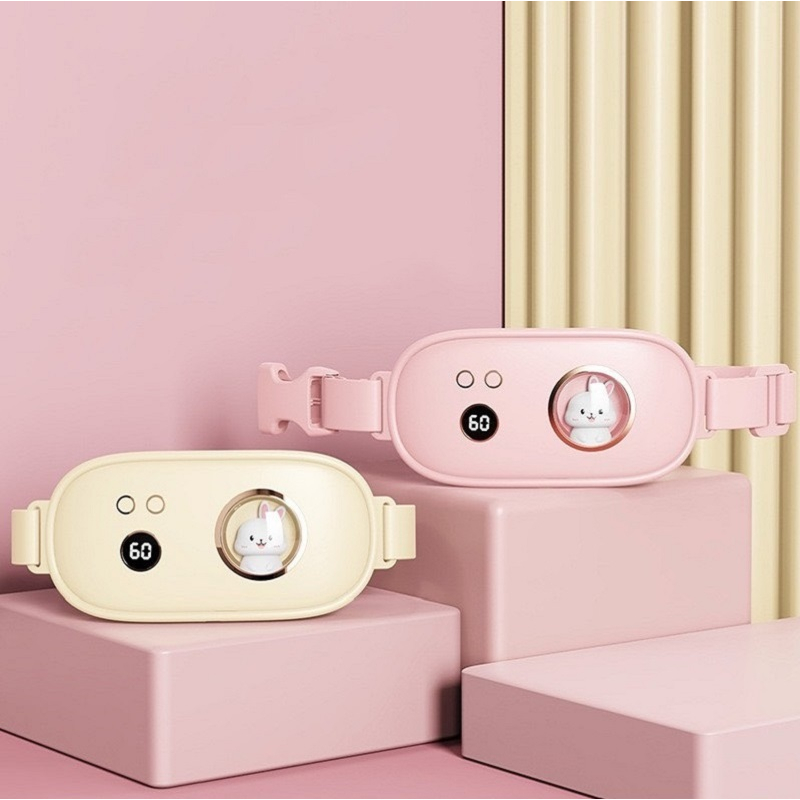 Đai Chườm Bụng kinh QA Happylife,Máy Chườm ấm massage đa năng, Đai Mát Xa Giảm Mỡ Và Rung, Lưu Thông Khí Huyết, Giảm Đau