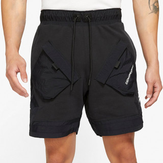 Quần ngắn nike jumpman 23 engineered fleece short - black