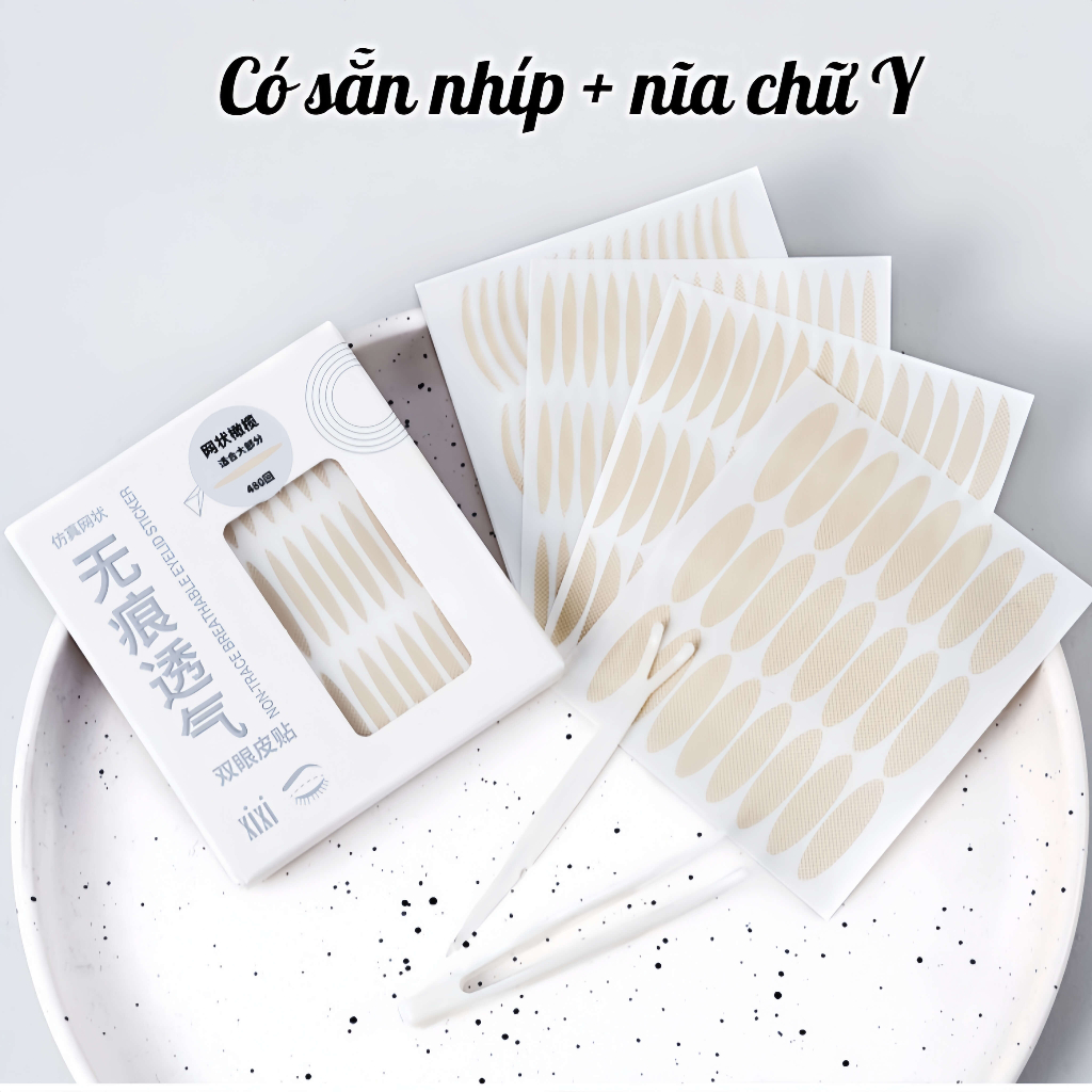 Miếng Dán Kích Mí Tàn Hình XIXI 480 Cặp Mỗi Hộp