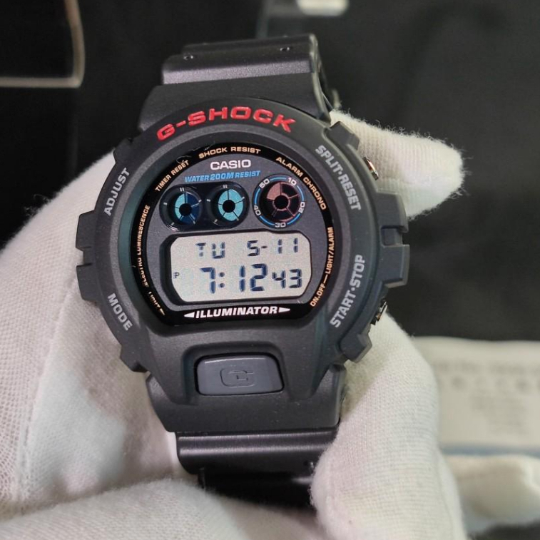 Đồng hồ Casio nam G-Shock DW-6900-1VDR dây cao su chính hãng