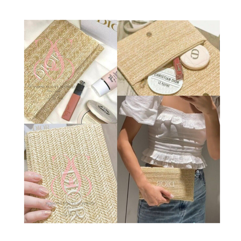 DIOR Raffia Cluth _ Túi Cói Gift tặng phiên bản giới hạn