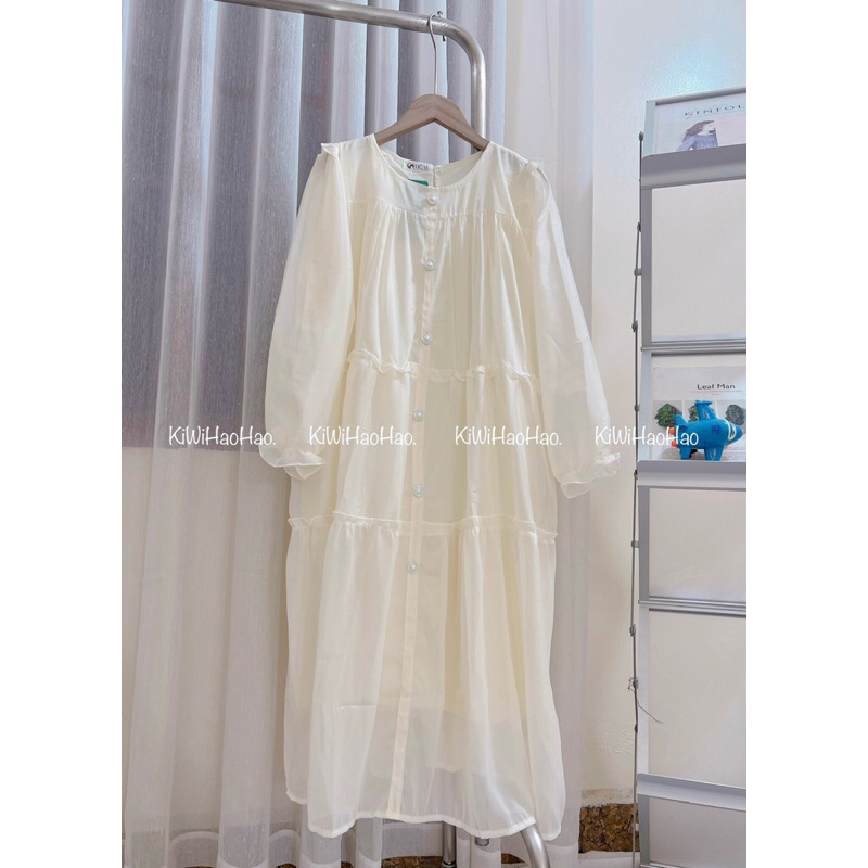 Váy bầu thu đông ,chất lụa 2 lớp