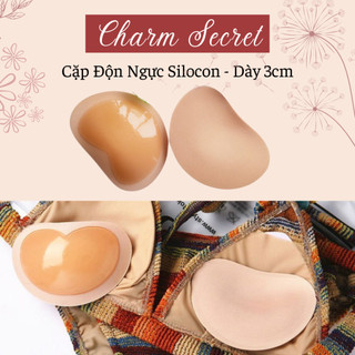 Miếng dán độn ngực đệm tim nâng độn ngực dày 2,5cm, mút động nâng ngực tạo khe sử dụng nhiều lần -đm
