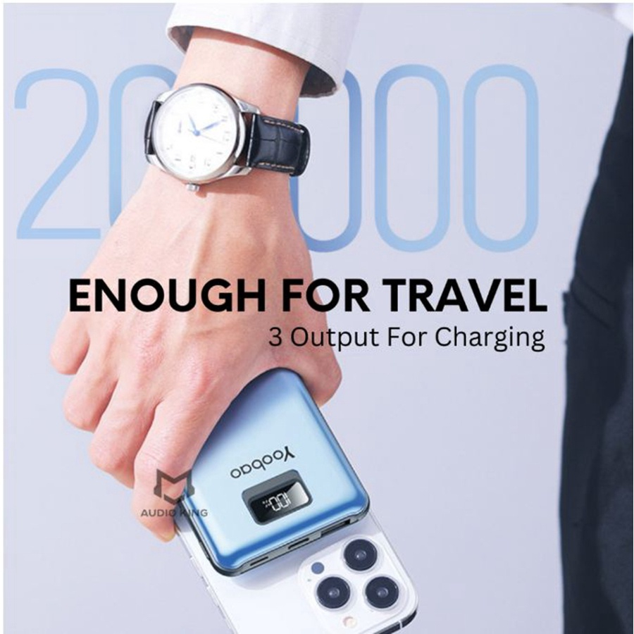 Pin Sạc Dự Phòng M4 Mini 10000mAh, LC6 Pro 20000mah công nghệ sạc nhanh 3.0, Siêu nhẹ, sạc iPhone, iPad Hàng Chính Hãng