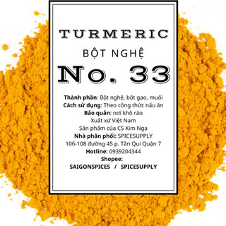 1kg Turmeric powder - Bột nghệ thực phẩm Sỉ Lẻ