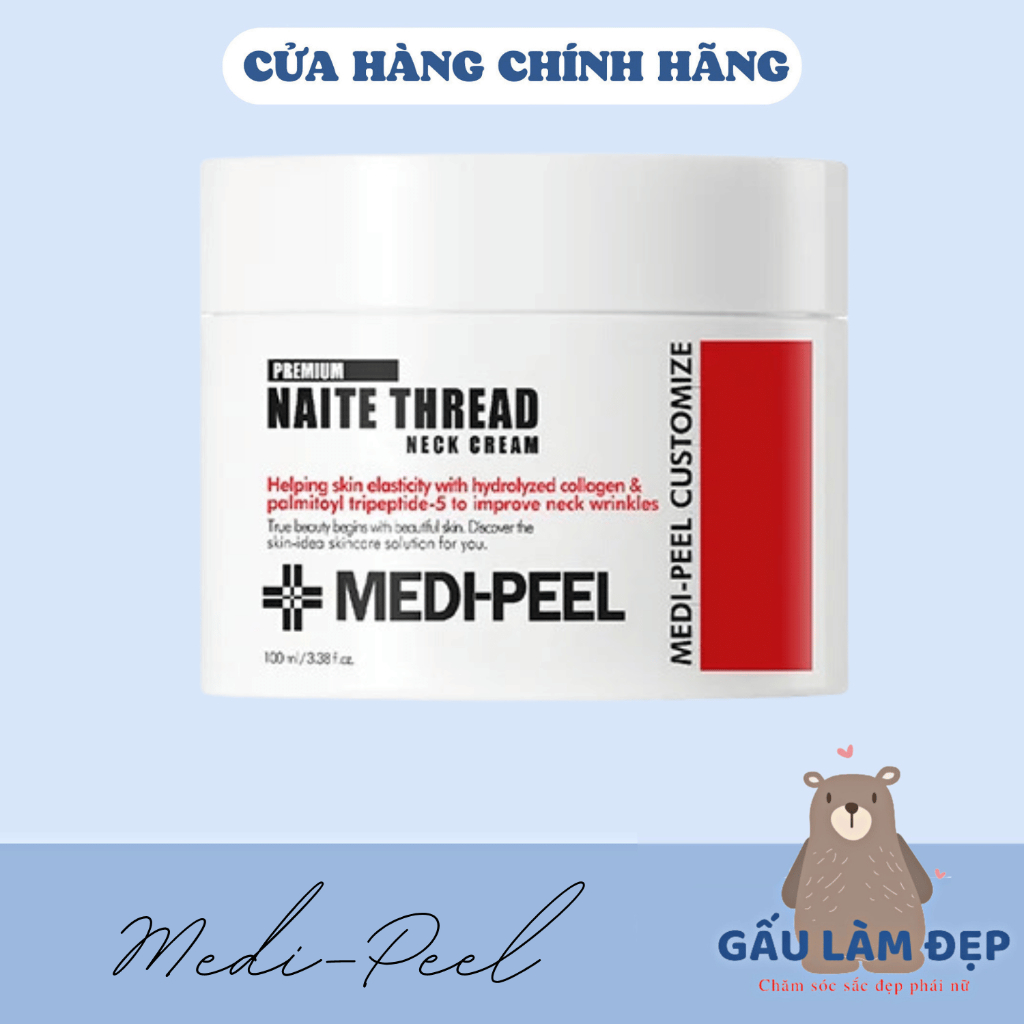 Kem Dưỡng Trắng Da, Chống Lão Hóa Cổ Medi Peel Collagen Naite Tread Neck Cream