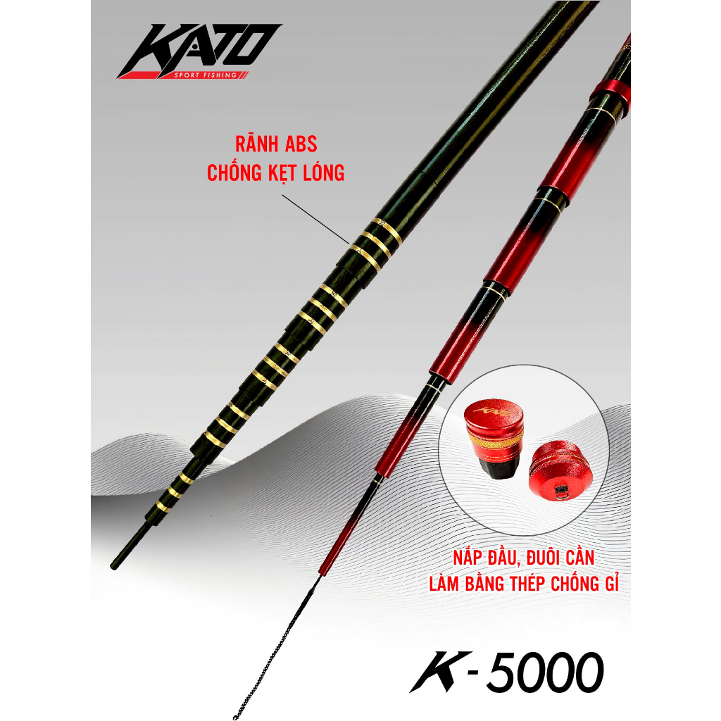 Cần câu đài KATO K-5000 5,5H phân bổ 28 chính hãng