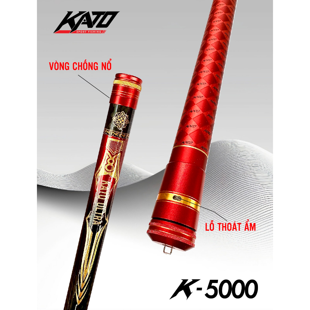 Cần câu đài KATO K-5000 5,5H phân bổ 28 chính hãng