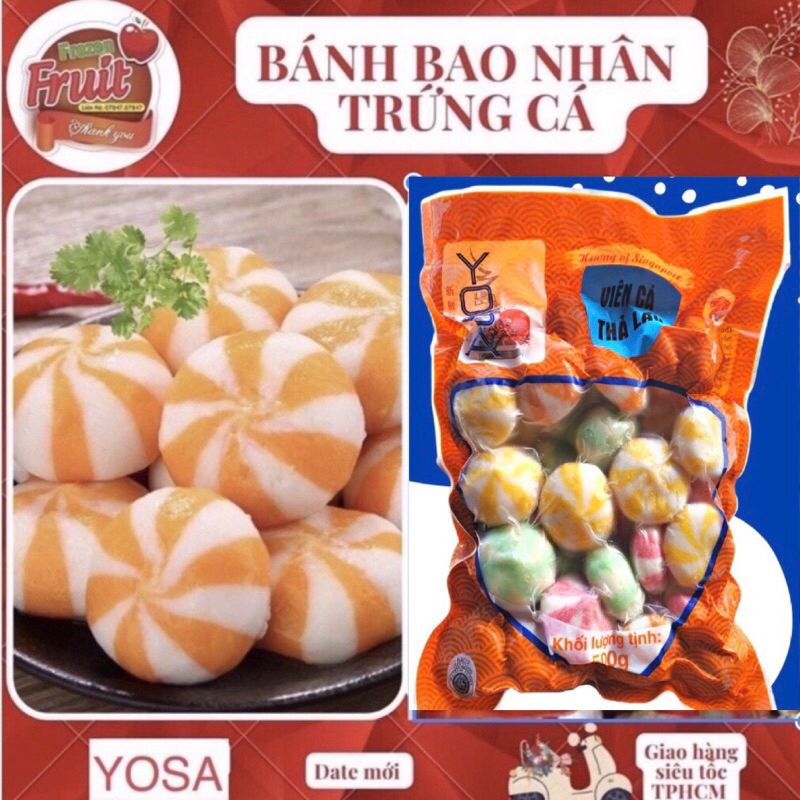 BÁNH BAO MIX LICHUAN 3 MÀU CHIÊN HẤP HOẶC THẢ LẨU