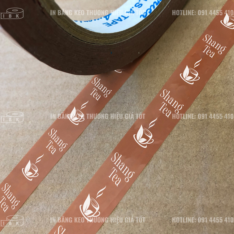 Băng keo màu IN LOGO, IN CHỮ size nhỏ 12mm, 15mm, 18mm, 20mm, 24mm