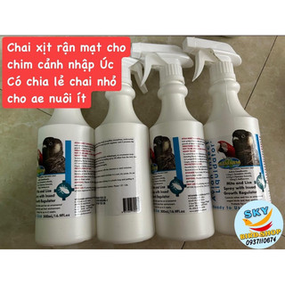 Chai xịt rận mạt cho chim cảnh nhập khẩu Úc( 150k/ chai NHỎ CHIẾT LẺ)