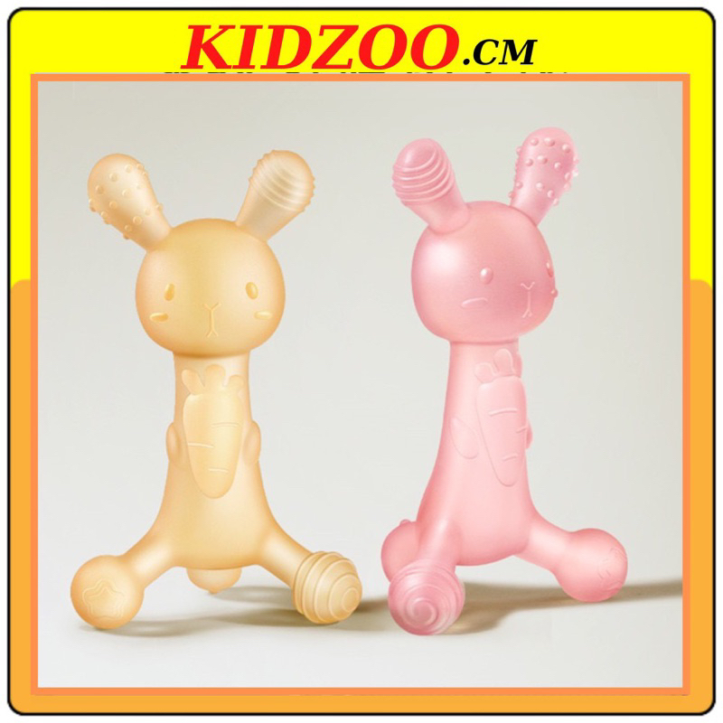 Nướu gặm cho bé, đồ chơi gặm nướu cho trẻ từ 6 tháng làm từ silicone cao cấp hạn chế ngậm tay mút tay