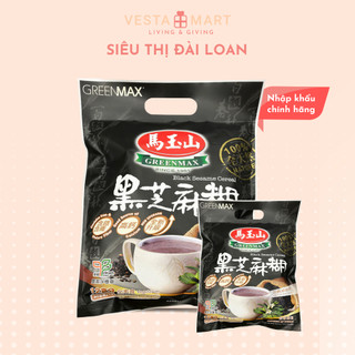 Bột ngũ cốc mè đen green max đài loan - kích thích tiêu hóa, - 350g - green max - vesta mart