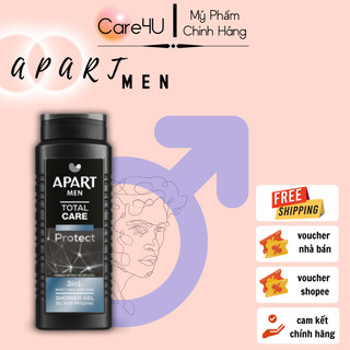 Sữa tắm gội nam 3 in 1 chăm sóc bảo vệ da 500ML Apart Men