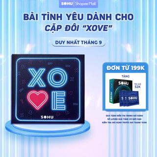Bộ bài tình yêu XOVE, boardgame cặp đôi Sohu trò chơi cho couple hẹn hò