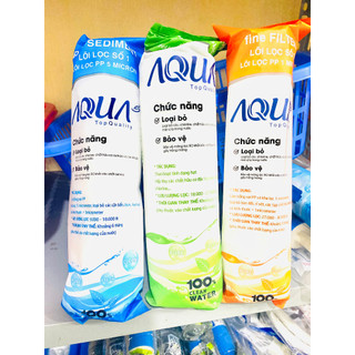 Combo 3 bộ lõi lọc AQUA 1,2,3