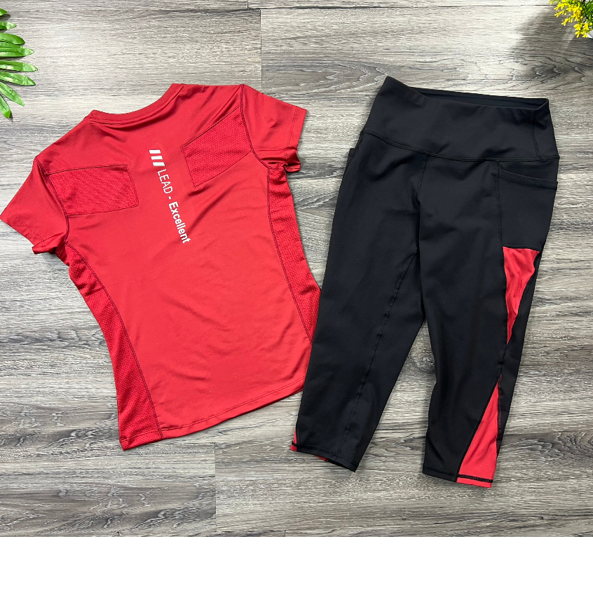 Sét Bộ Lửng Có Túi Nữ Tập Thể Thao Size Từ 40kg- 65kg  Mã TN88