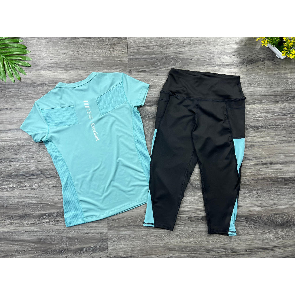 Sét Bộ Lửng Có Túi Nữ Tập Thể Thao Size Từ 40kg- 65kg  Mã TN88