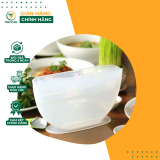 To nhúng bánh tráng 3 ngăn prota chính hãng dùng cuốn gỏi - tôm vàng